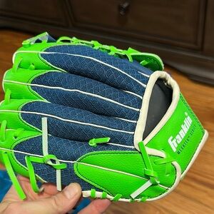 Franklin Green and Blue Baseball Glove